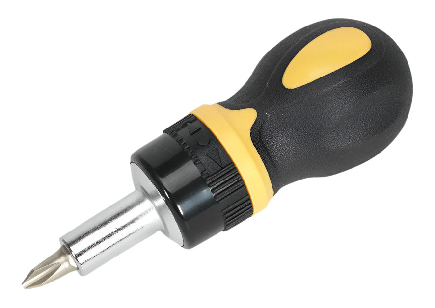 Siegen S0936 Screwdriver Ratchet Stubby Display Box of 9