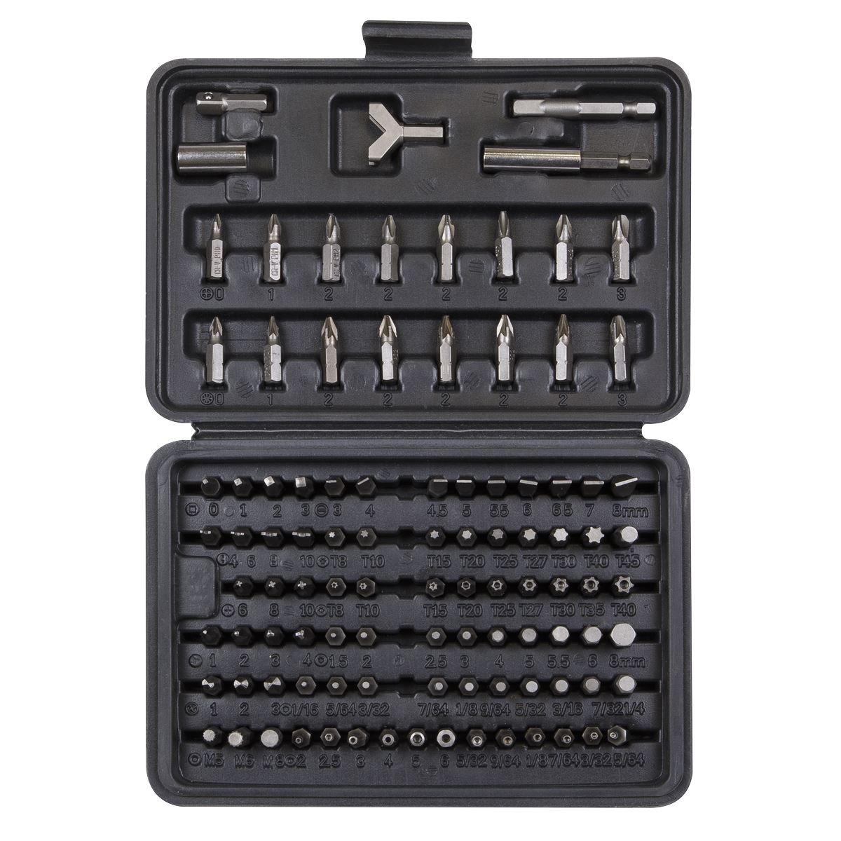 Siegen S0473 Power Tool/Security Bit Set 100pc