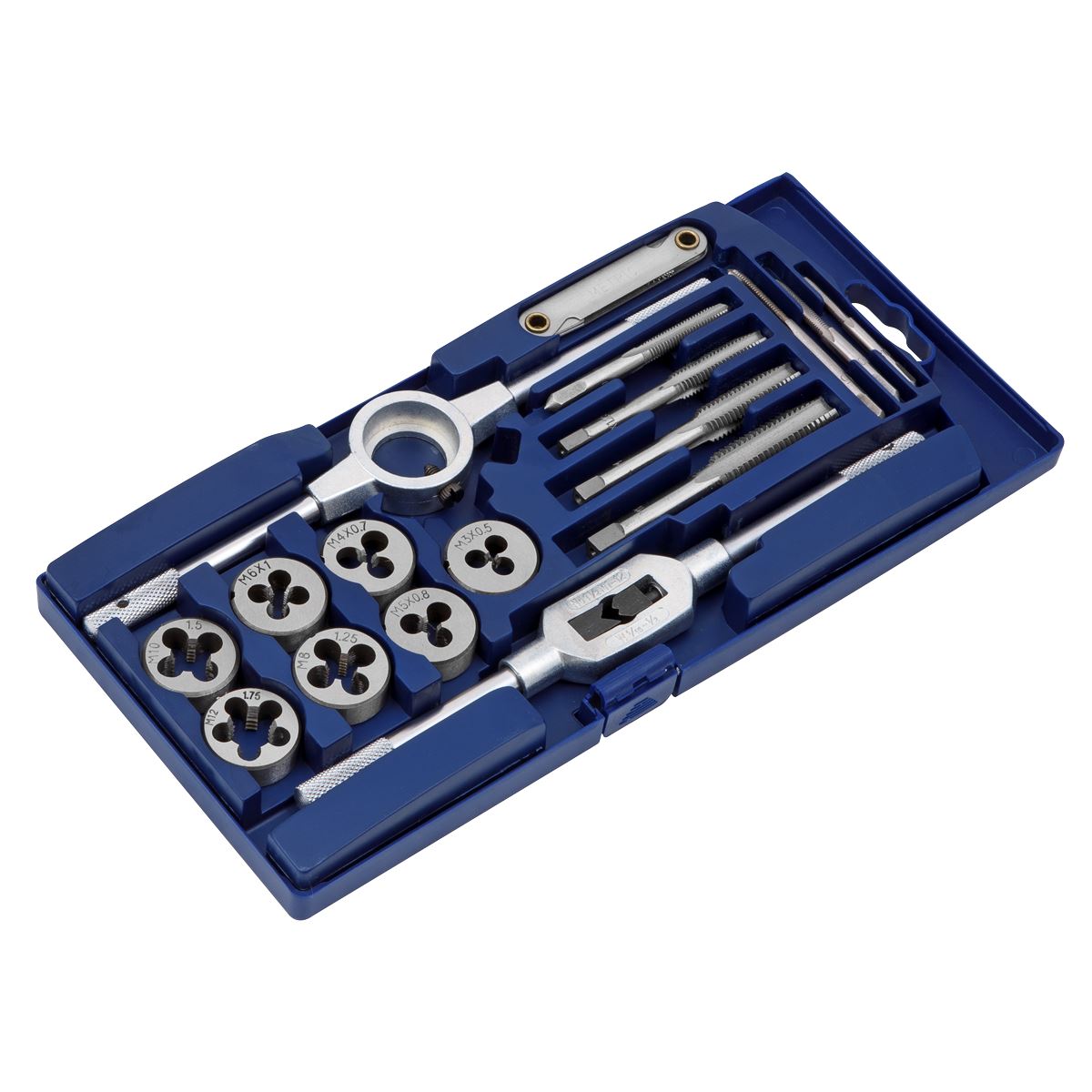 Sealey AK321 Metric Tap & Die Set 17pc