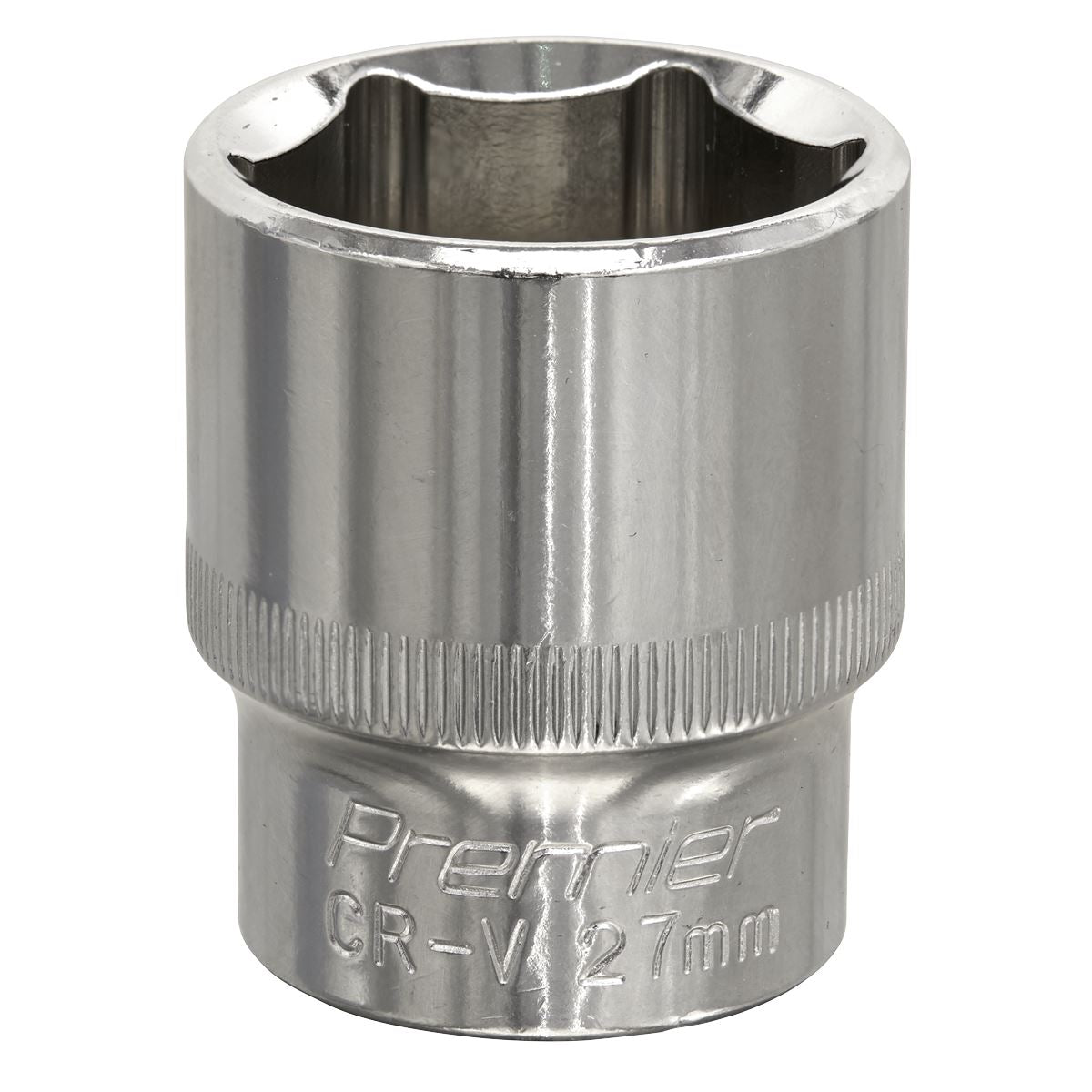 Sealey SP1227 WallDrive® Socket 27mm 1/2"Sq Drive Fully Polished