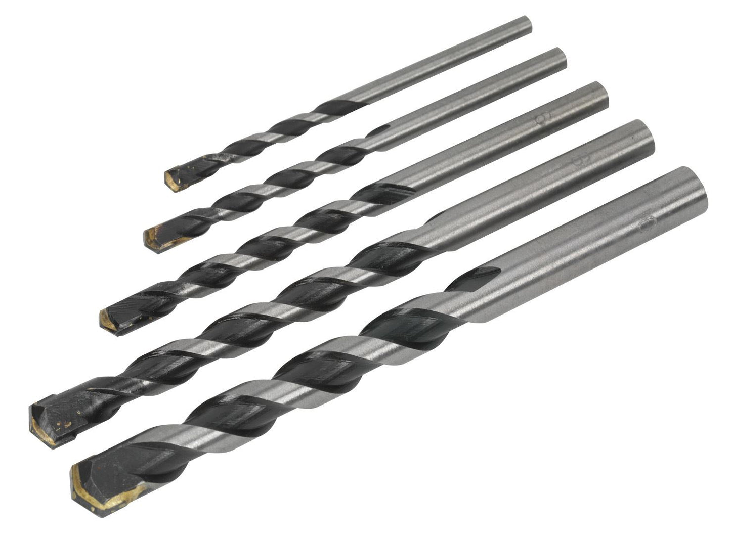 Siegen S01041 Drill Bit Set 5pc For Masonry