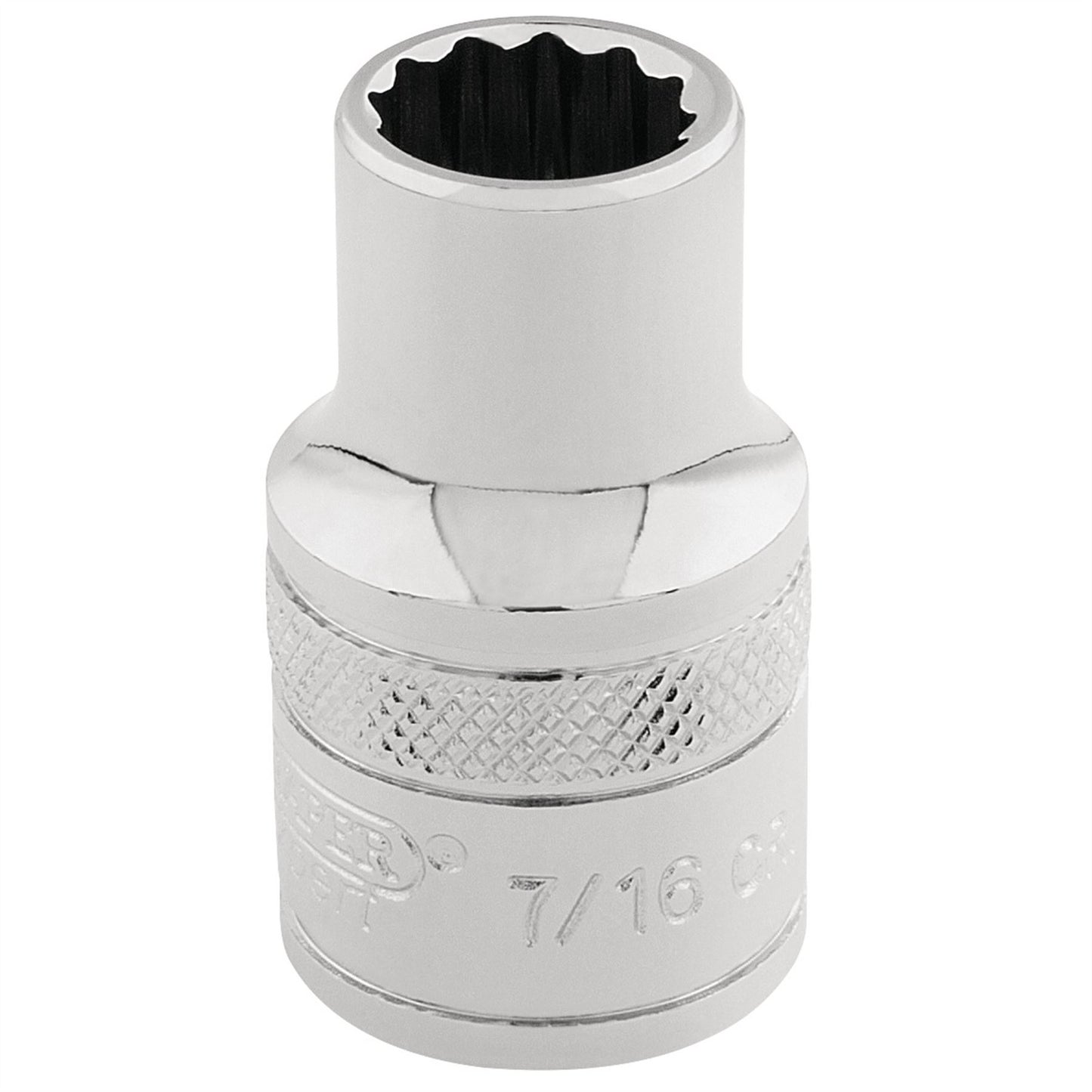 Draper 49018 HI-TORQ® 12 Point Socket 3/8" Sq. Dr. 7/16"