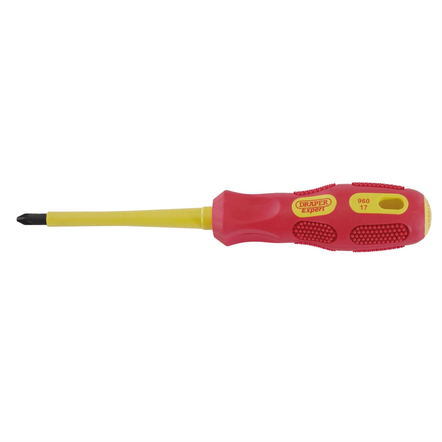 Draper 69229 VDE Approved Fully Insulated PZ TYPE Screwdriver No.2 x 100mm