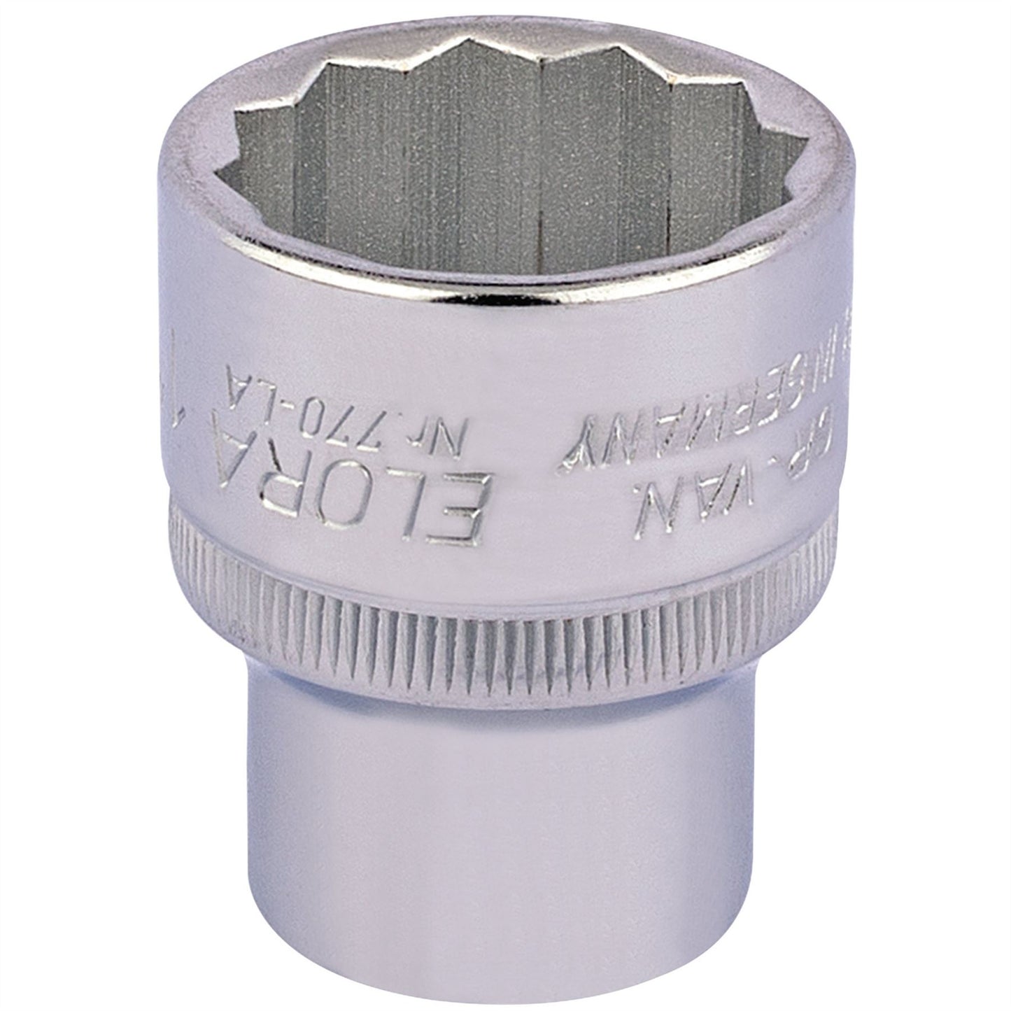 Elora 24476 Bi-Hexagon Socket 1/2" Sq. Dr. 1"