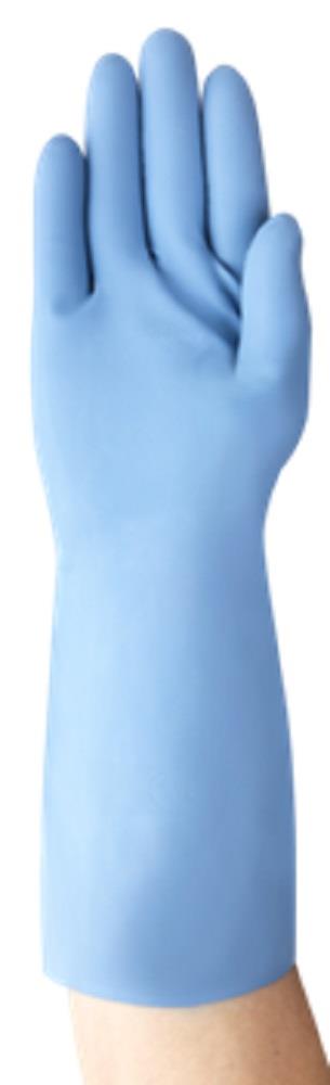 Ansell AlphaTec 37-520 (G21B) Soft Blue Nitrile Rubber Gloves
