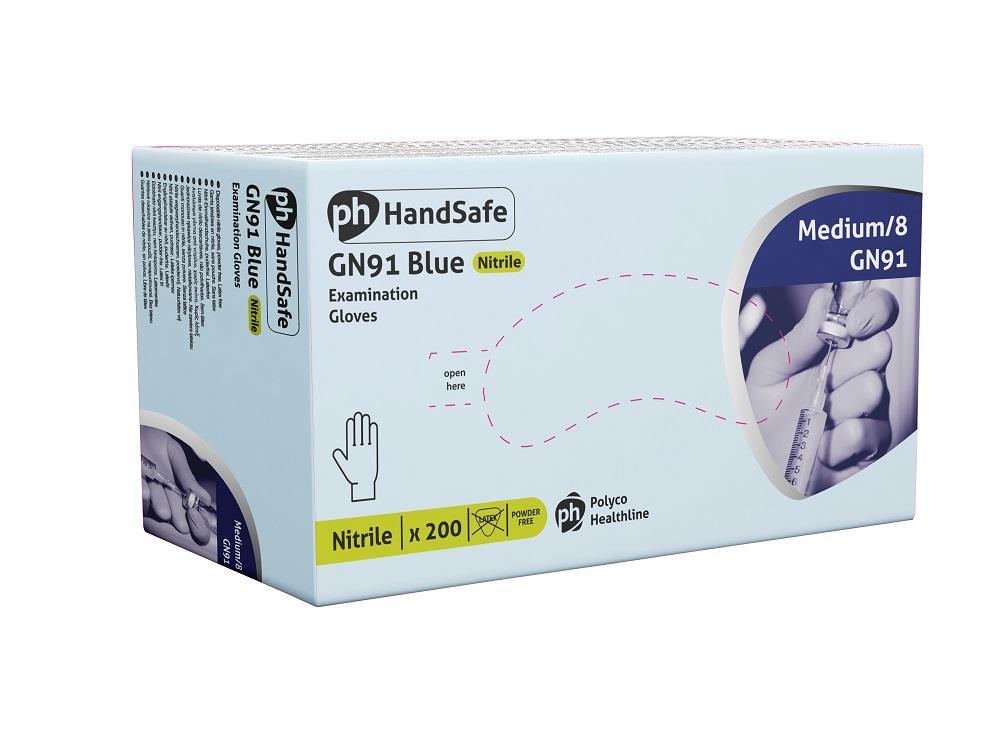 Polyco Handsafe GN91 Nitrile Disposable Gloves