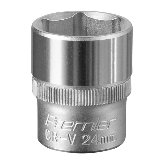 Sealey S1224 WallDrive® Socket 24mm 1/2"Sq Drive