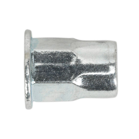 Threaded Insert (Rivet Nut) M5 Half Hex Pack of 50