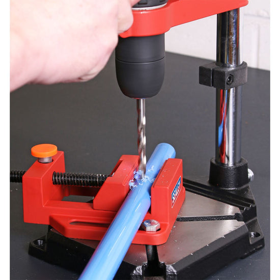 Sealey DS01 Drill Stand with Cast Iron Base 500mm & 65mm Vice
