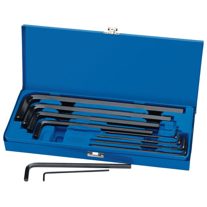Draper 33895 Metric Extra Long Pattern Hexagon Key Set 10 Piece