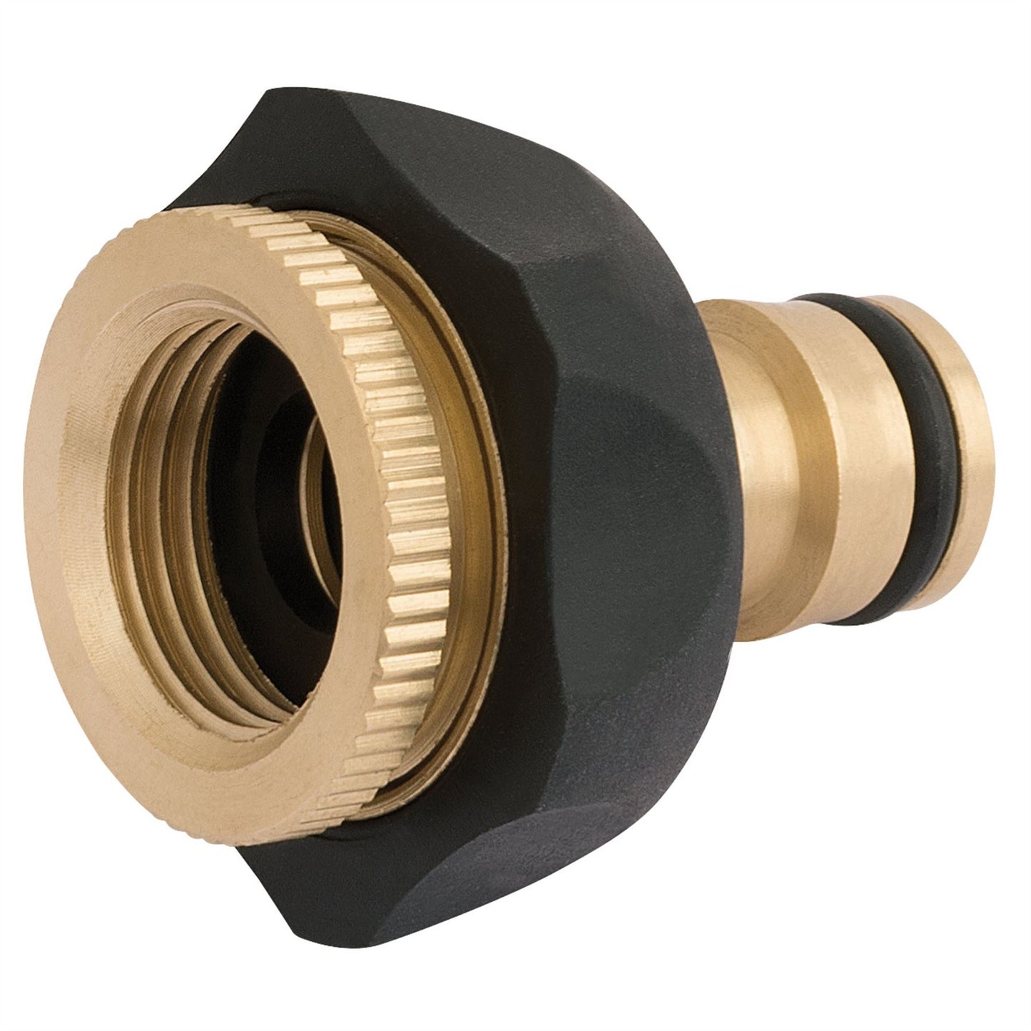 Draper 24646 Brass and Rubber Tap Connector 1/2 - 3/4"