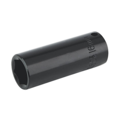 Sealey IS3816D Impact Socket 16mm Deep 3/8"Sq Drive