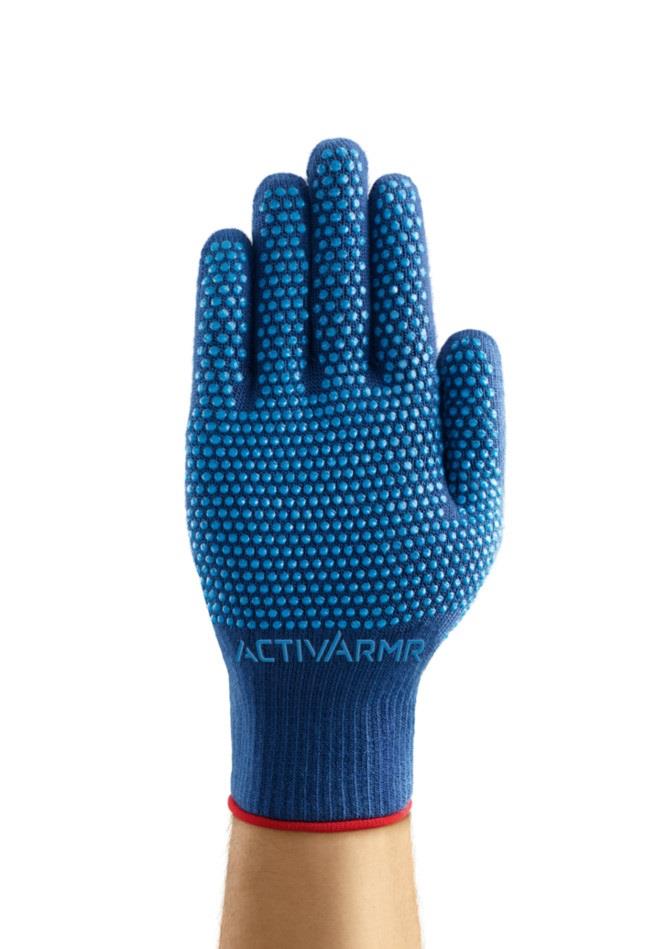 Ansell 78-203 ActivArmr PVC Dot Grip Palm Thermal Gloves