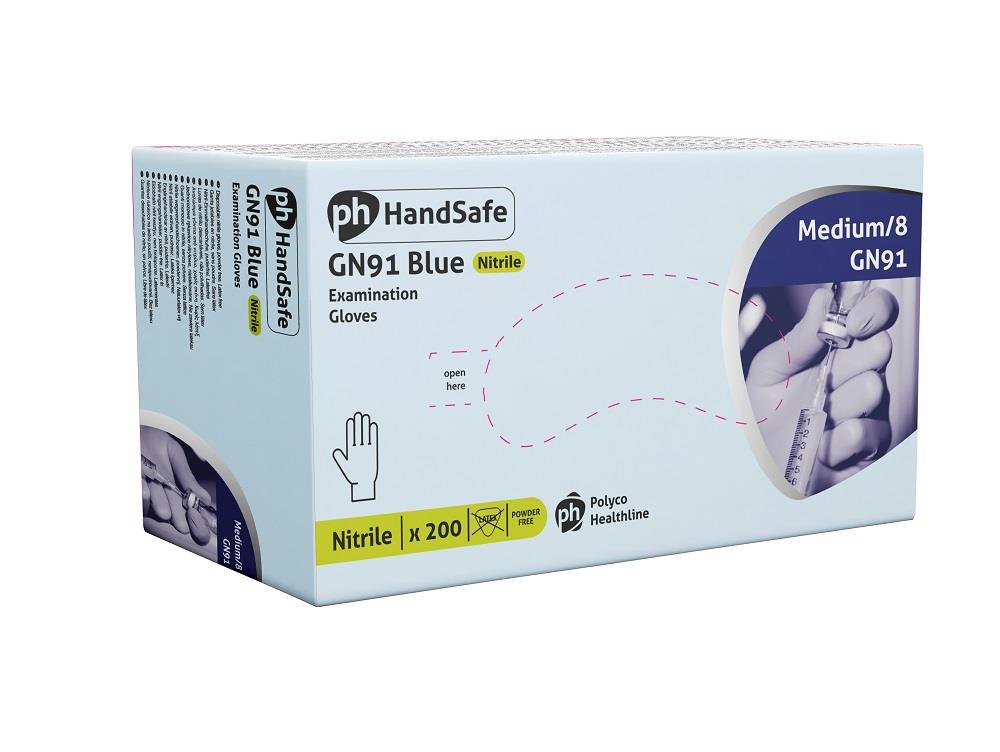 Polyco Handsafe GN91 Nitrile Disposable Gloves