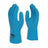 Polyco Blue Grip Crinkle Latex Gloves