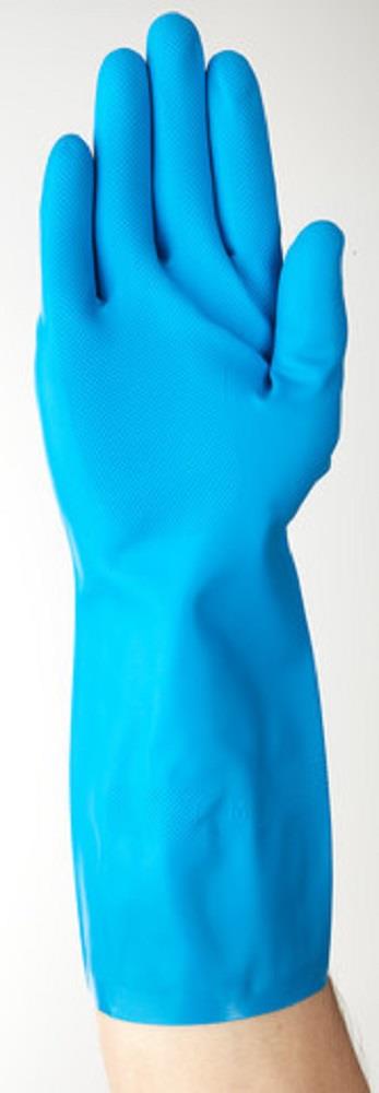 Ansell 37-501 (Marigold G25B) Quality Blue Nitrile Rubber Gloves Chemicals Food Cleaning