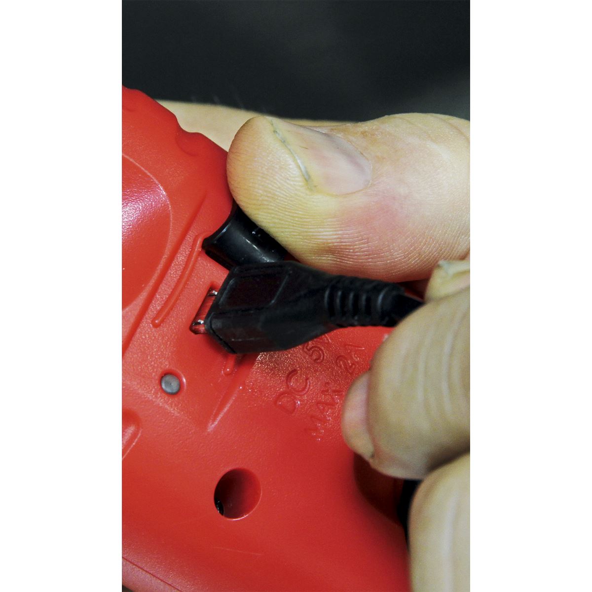 Sealey LED3602R Rechargeable 360° Inspection Light 4W & 3W SMD LED Red Lithium-ion