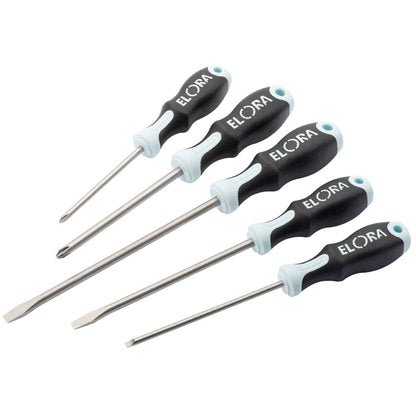 Elora 49129 Stainless Steel Engineers Screwdriver Set 5 Piece