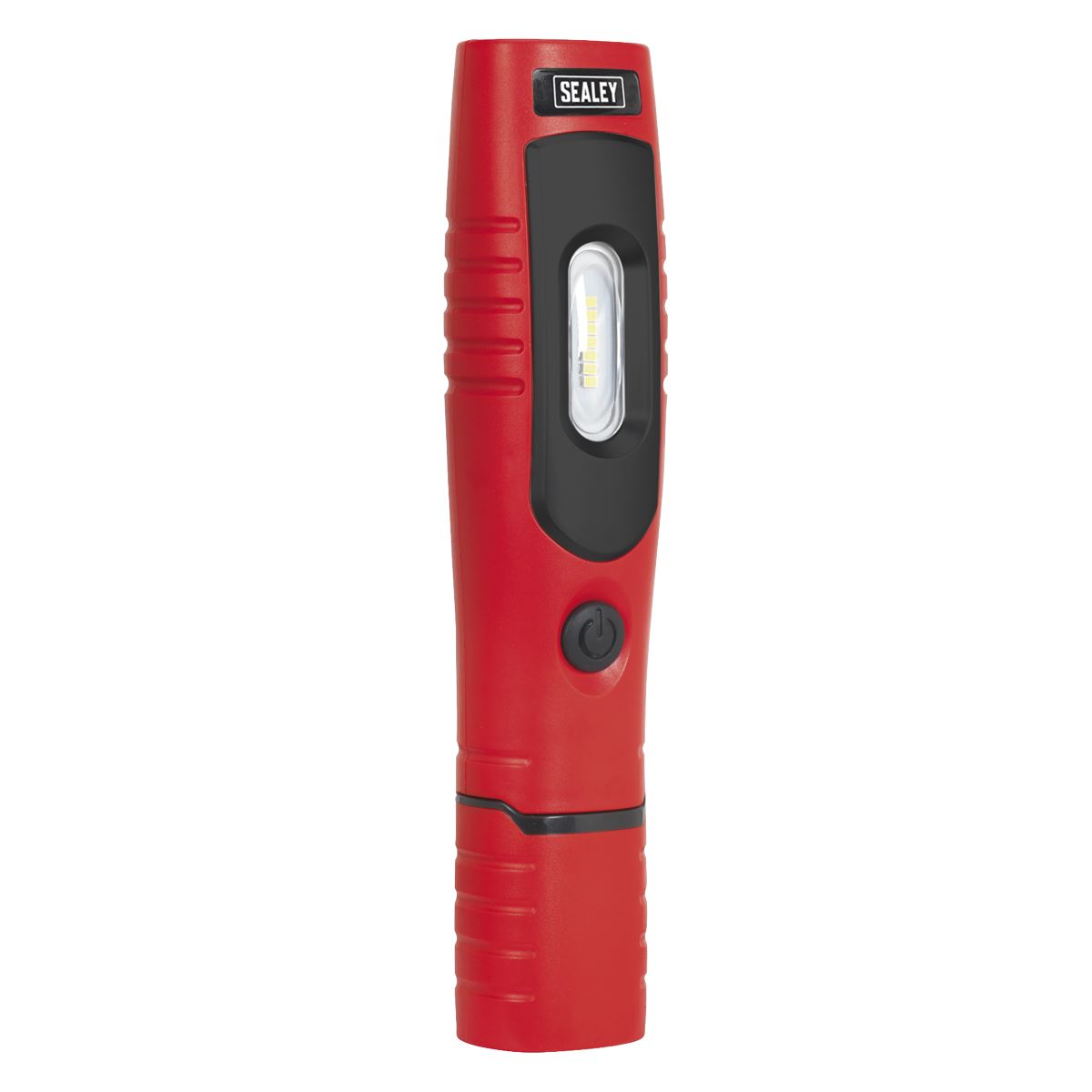 Sealey LED3602R Rechargeable 360° Inspection Light 4W & 3W SMD LED Red Lithium-ion