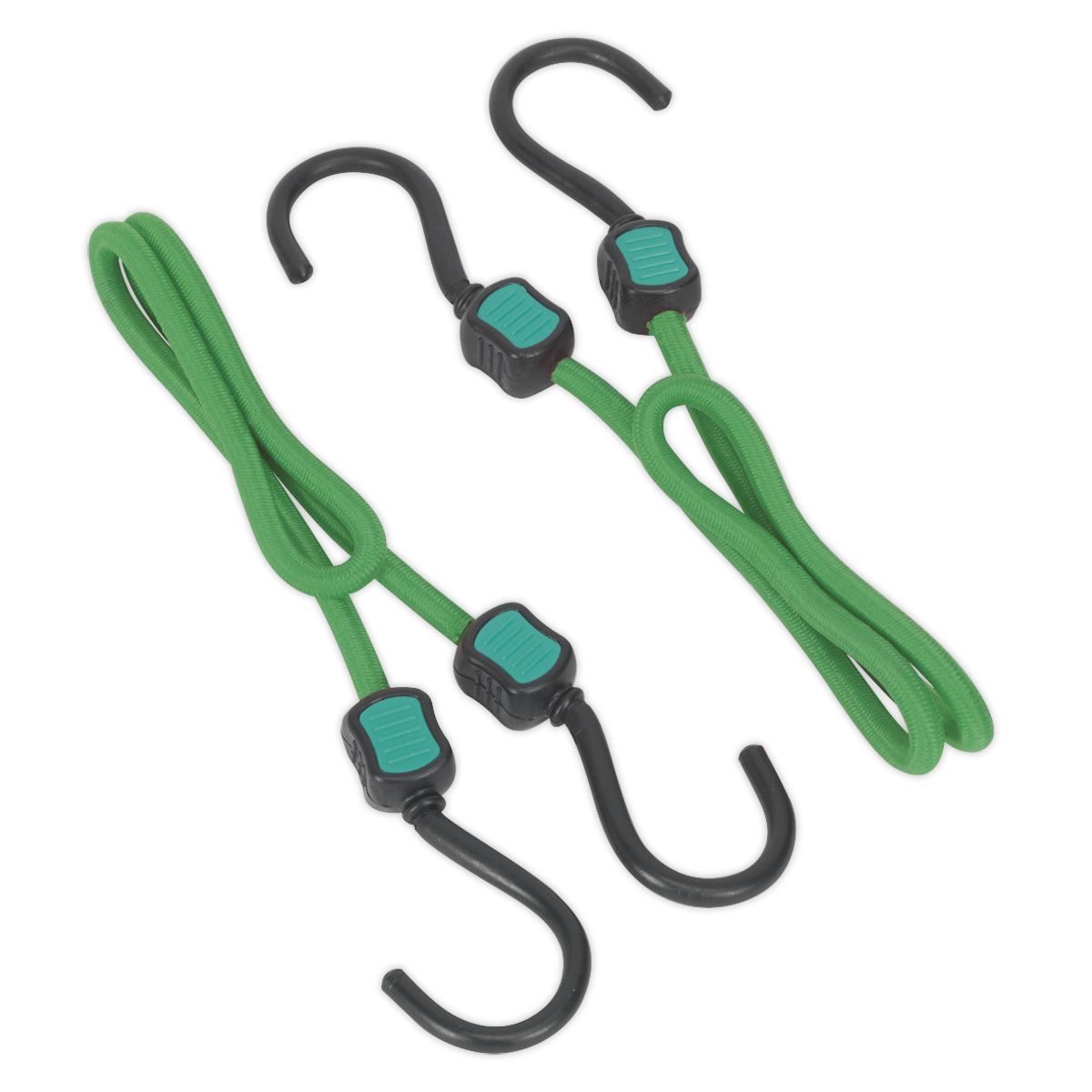 Sealey BCS21 Bungee Cord Set 610mm 2pc