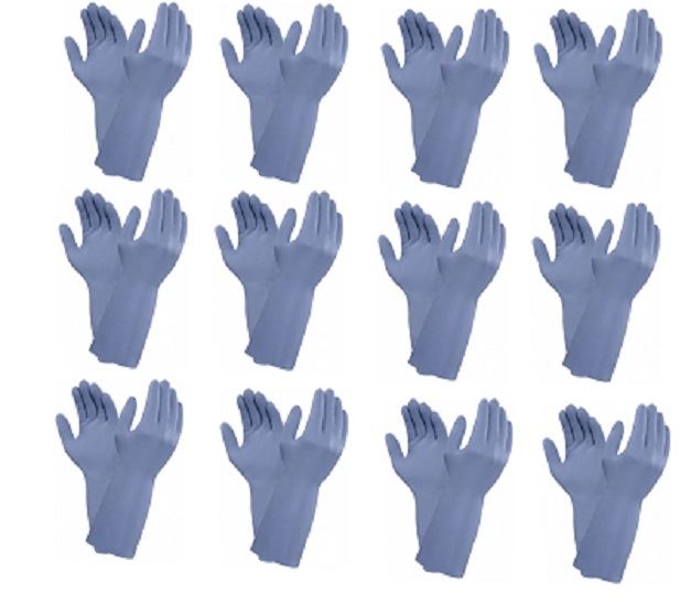 Ansell AlphaTec 37-520 (G21B) Soft Blue Nitrile Rubber Gloves