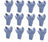 Ansell AlphaTec 37-520 (G21B) Soft Blue Nitrile Rubber Gloves