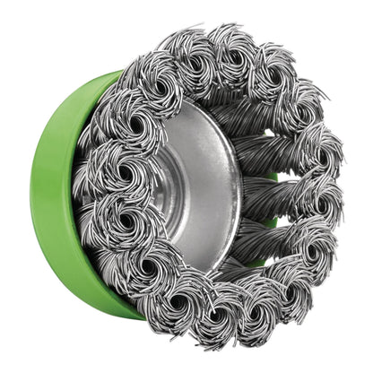 Draper 08053 Stainless-Steel Twist-Knot Wire Cup Brush 65mm M14