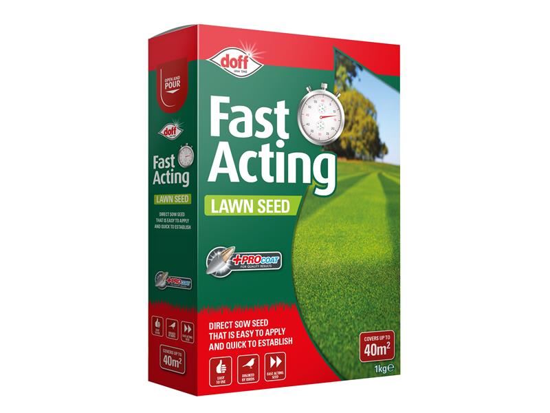 Doff Fast Growing Lawn Seed 1kg