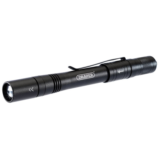 Draper 90099 LED Rechargeable Aluminium Penlight 1W 80 Lumens