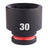 Milwaukee 30mm 1/2" Drive Shockwave Impact Socket Standard Length