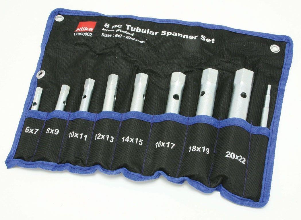 Hilka 8 pce Box Spanner Set Metric 17900802