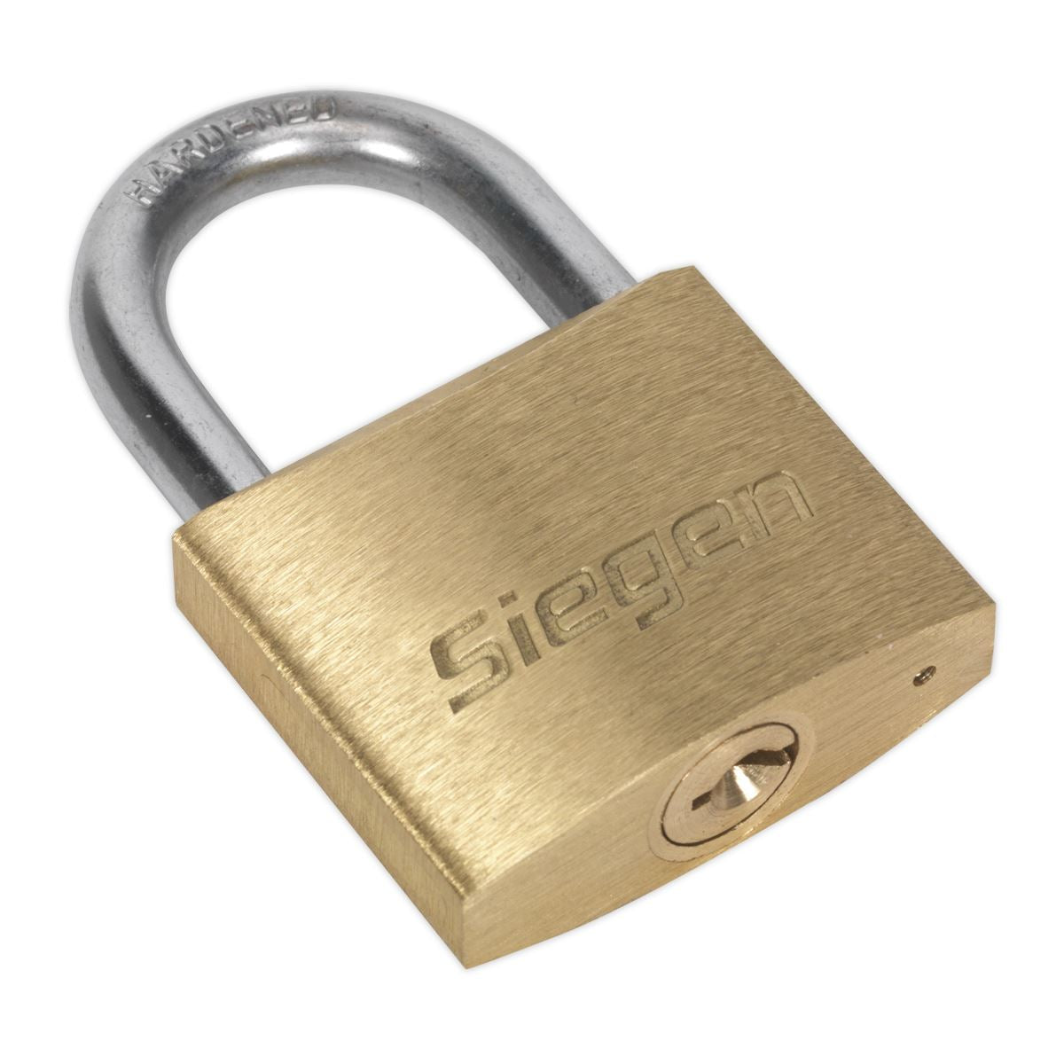 Siegen S0987 Brass Body Padlock with Brass Cylinder 40mm
