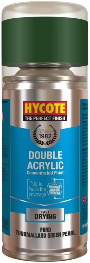Hycote Ford Tourmallard Green Double Acrylic Spray Paint 150Ml Xdfd312