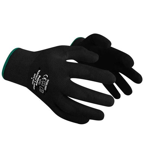 Polyco Matrix P Grip Black PU Coated Nylon Work Gloves Builders DIY Gardening