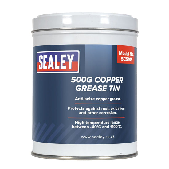Sealey SCS109 Copper Grease 500g Tin