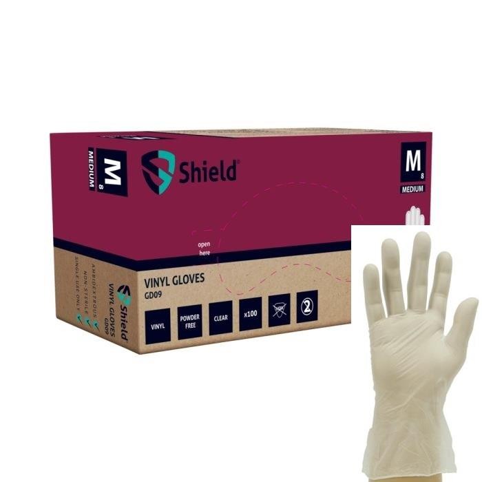 Box 100 200 500 1000 Clear Vinyl Powder & Latex Free Disposable Gloves S M L XL