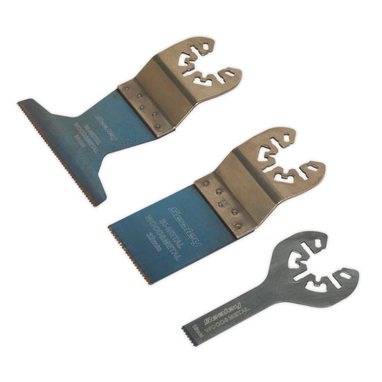 Sealey SMTC3 Multi-Tool Universal Cutting Blade Set 3pc