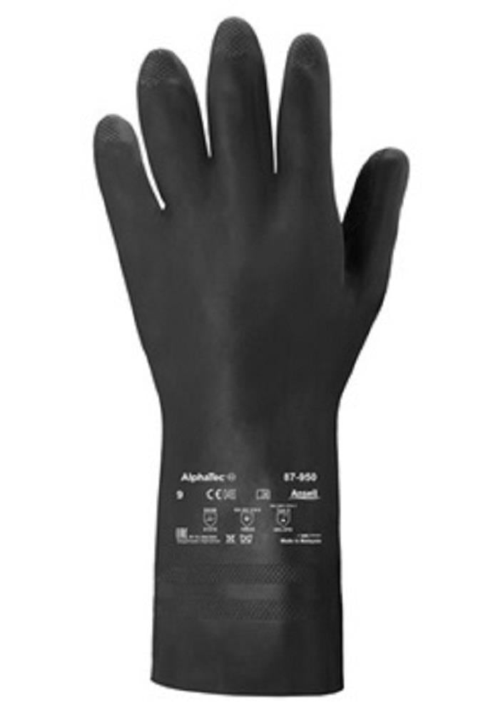 Ansell AlphaTec 87-950 Latex Rubber Chemical Resistant Gloves