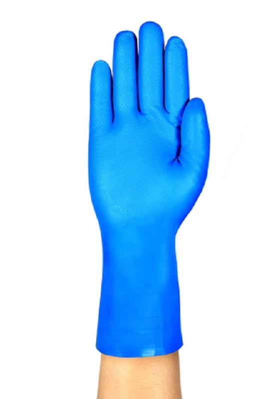 Ansell AlphaTec 37-310 Blue Nitrile Chemical Resistant Gloves