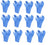 Ansell 37-501 (Marigold G25B) Quality Blue Nitrile Rubber Gloves Chemicals Food Cleaning