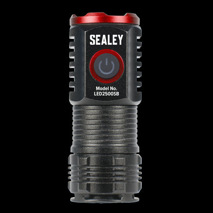 Sealey LED2500SB Super Beam 2500lm Rechargeable SMD LED 24W Pocket Light