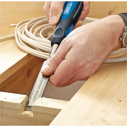 Draper 45865 Expert Soft Grip Bevel Edge Wood Chisel Set 150mm 3 Piece