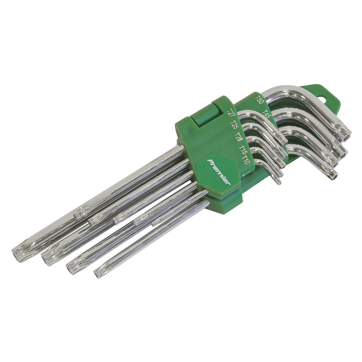 Sealey AK7172 Security TRX-Star* Key Set 9pc Long Fully Polished