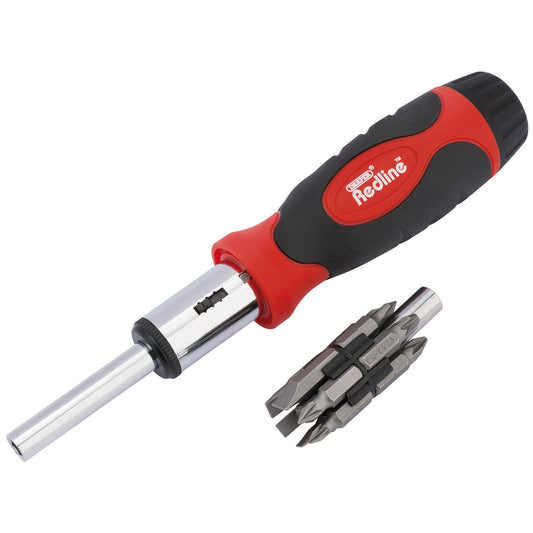 Draper 67543 Redline® Ratcheting Screwdriver and Bit Set 14 Piece