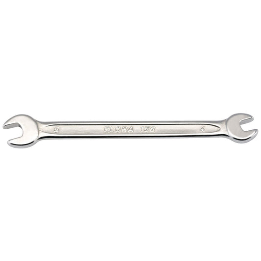 Elora 05351 Midget Metric Double Open End Spanner 4 x 5mm
