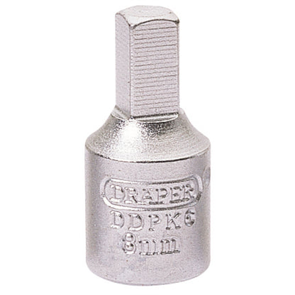 Draper 38324 Square Drain Plug Key 3/8" Sq. Dr. 8mm