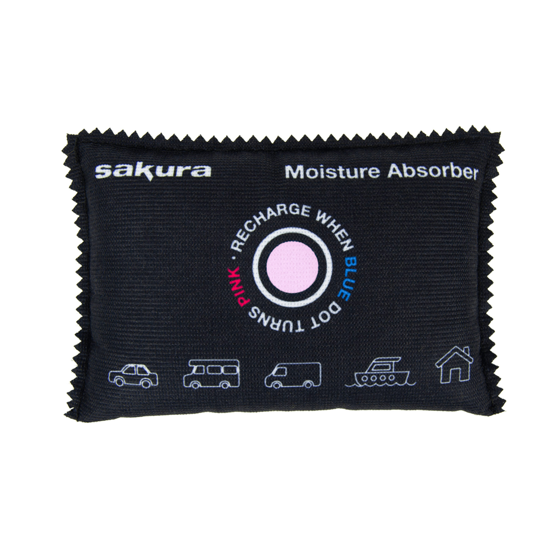 Sakura Car Dehumidifier With Indicator Reusable - Moisture Absorber - Caravan, Van