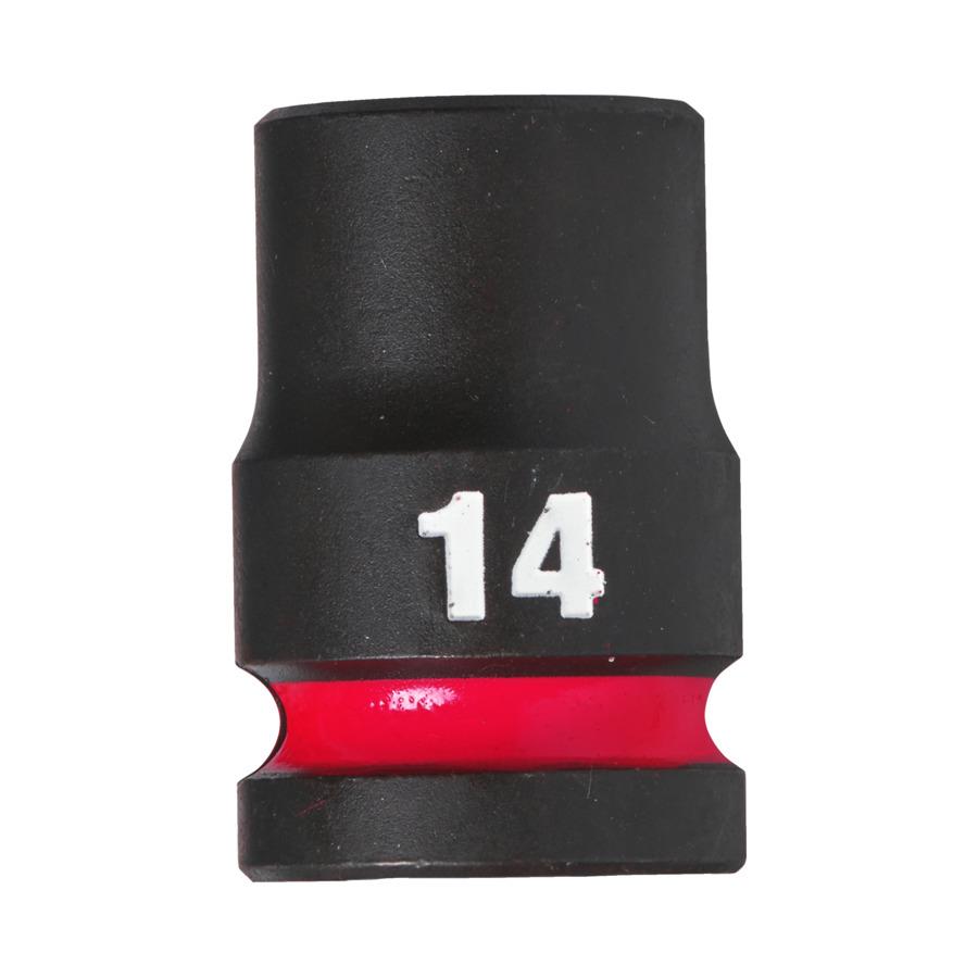 Milwaukee 14mm 1/2" Drive Shockwave Impact Socket Standard Length