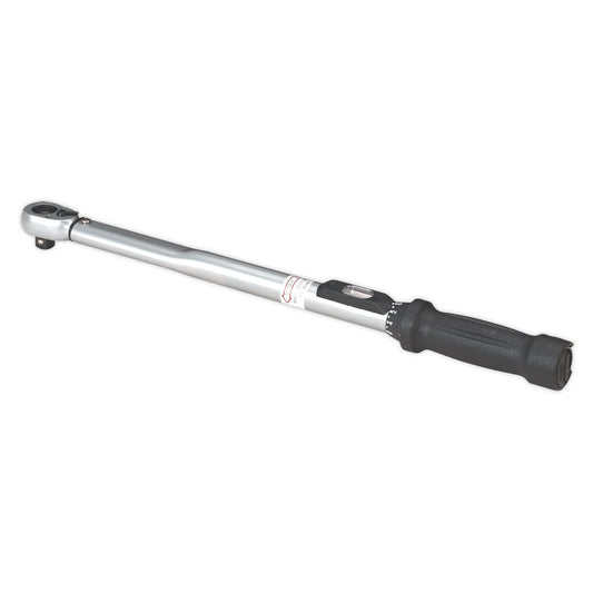 Sealey STW201 Torque Wrench Locking Micrometer Style 1/2"Sq Drive 40-210Nm(30-150lb.ft) Calibrated