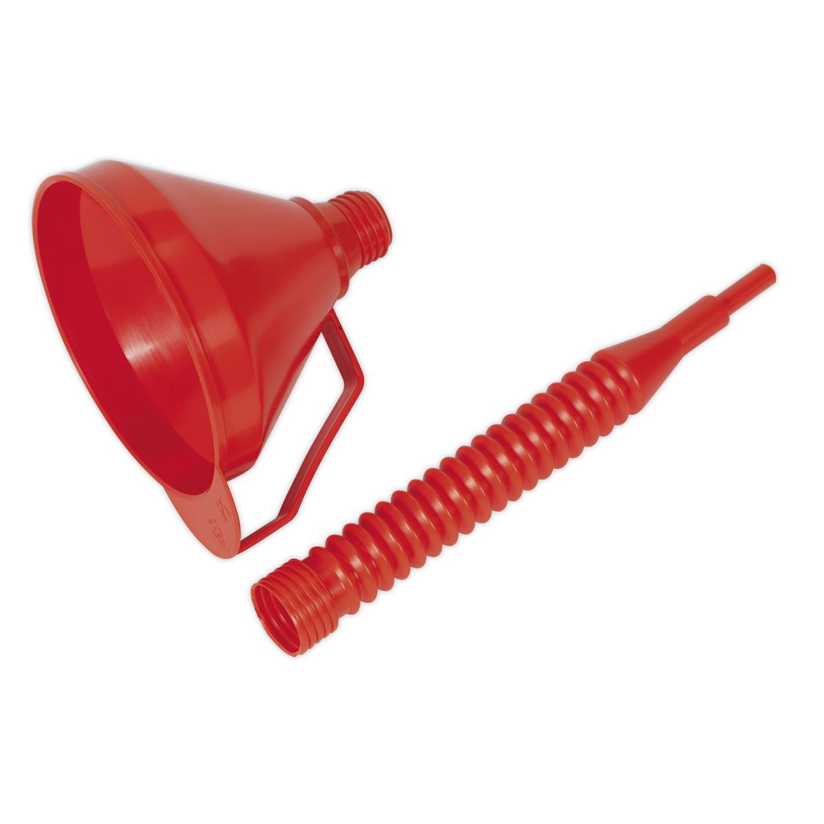 Sealey F16F Flexible Spout Funnel with Filter 160mm - Medium